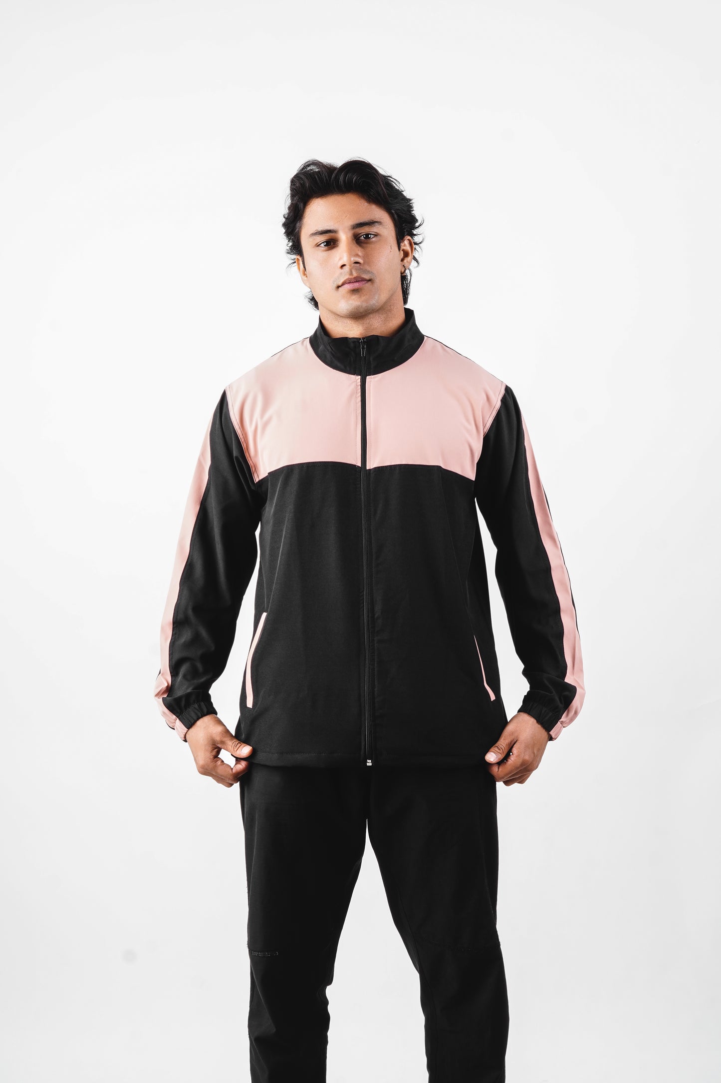 Windcheater ( soft pink/black )